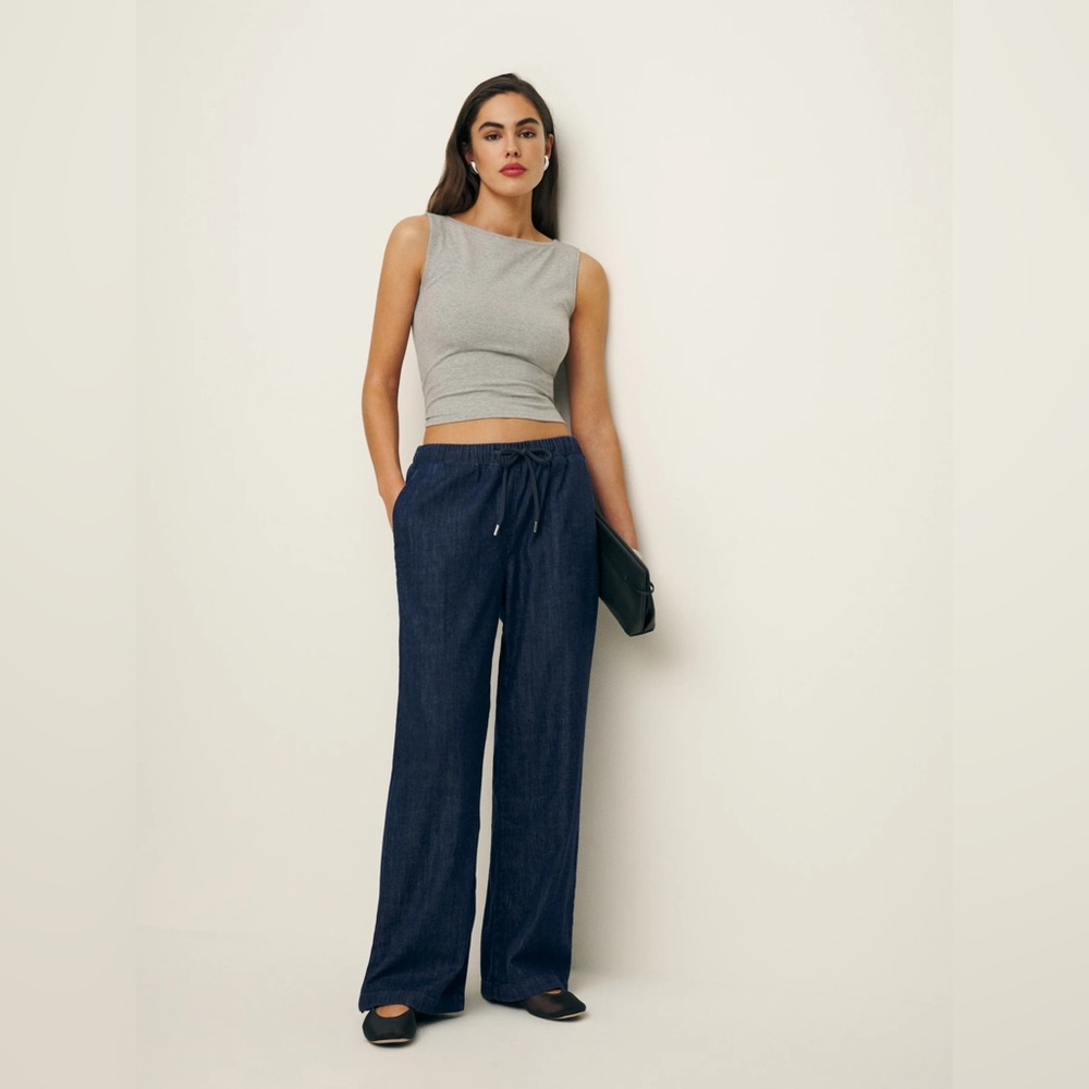 Reformation Inaya Denim Pants